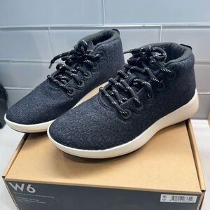 Allbirds Dark Gray Wool High-Top Sneakers
